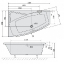 Акриловая ванна Alpen Evia 160x100 L/R