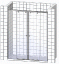 Душевая дверь в нишу RGW Classic CL-11 (1060-1110)х1850 профиль хром, стекло шиншилла 04091110-51